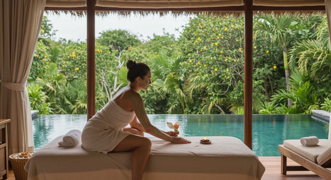 The recovery layer — in-villa spa, unhurried movement and real sleep — is what makes a longevity week hold.