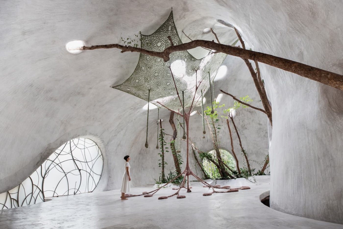 AZULIK Uh May &mdash; architecture that grows straight out of the jungle.